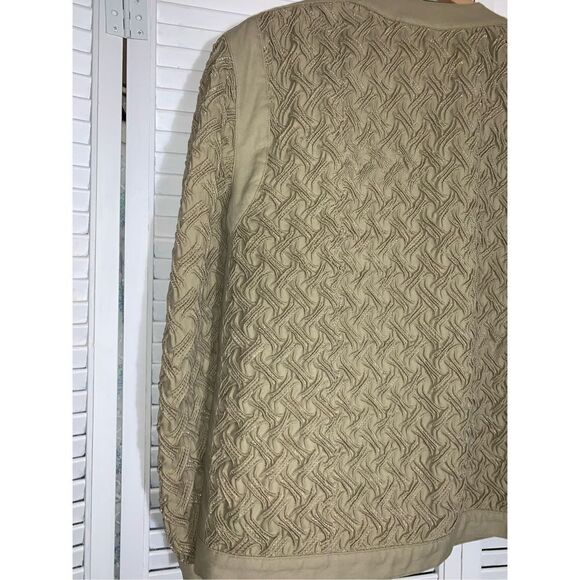 Vintage Saks Fifth Avenue Textured Quilted Button Down Jacket - Picture 14 of 16